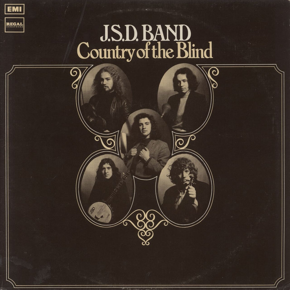 JSD Band Country Of The Blind UK vinyl LP album (LP record) SLRZ1018