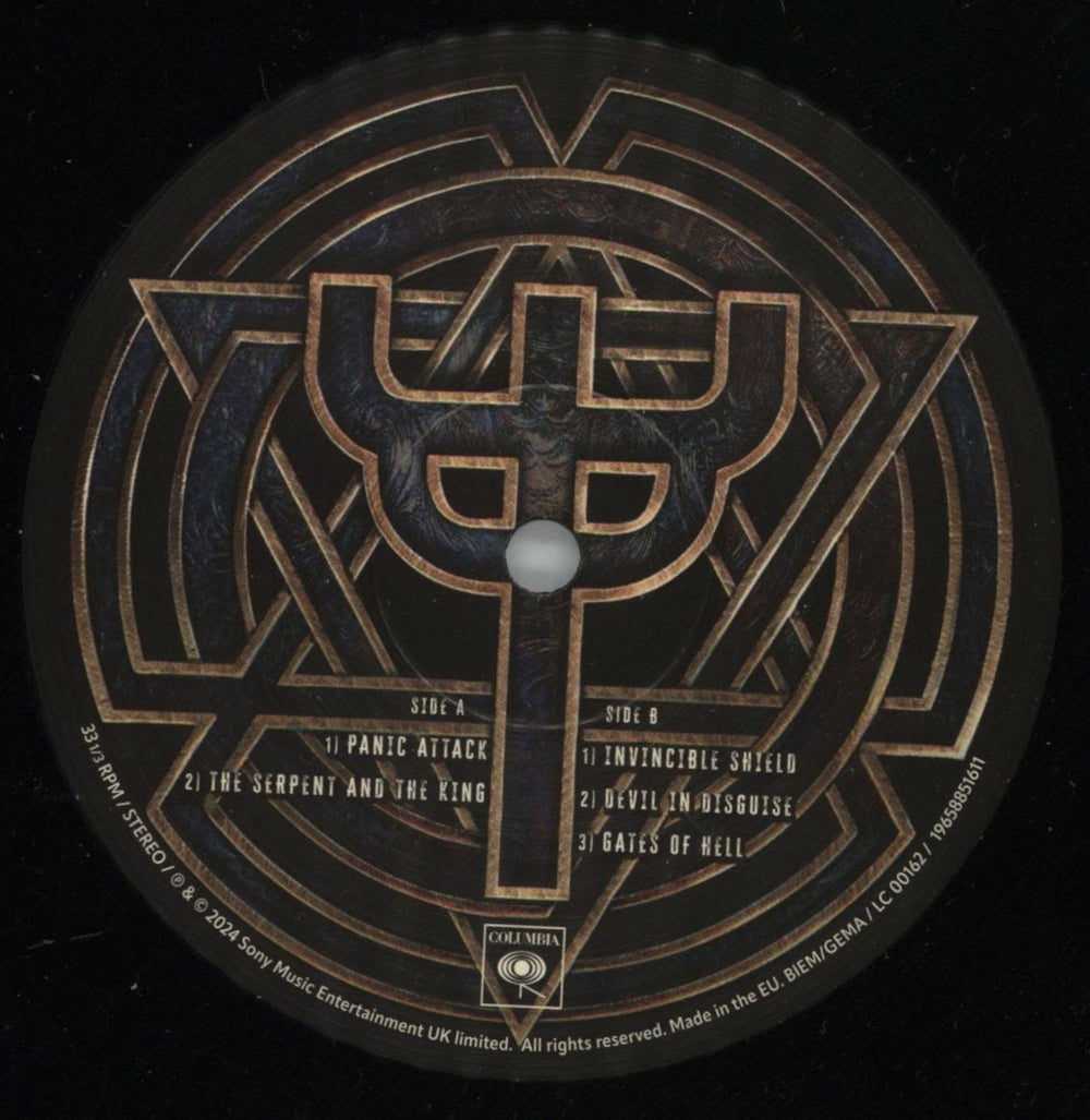 Judas Priest Invincible Shield - Holgraphic + Numbered UK 2-LP vinyl record set (Double LP Album) JUD2LIN881860