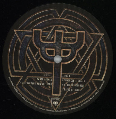 Judas Priest Invincible Shield - Holgraphic + Numbered UK 2-LP vinyl record set (Double LP Album) JUD2LIN881860