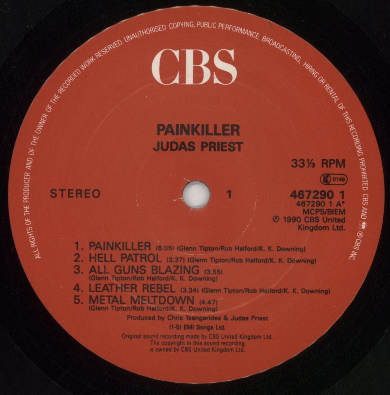 Judas Priest Painkiller - EX UK Vinyl LP — RareVinyl.com