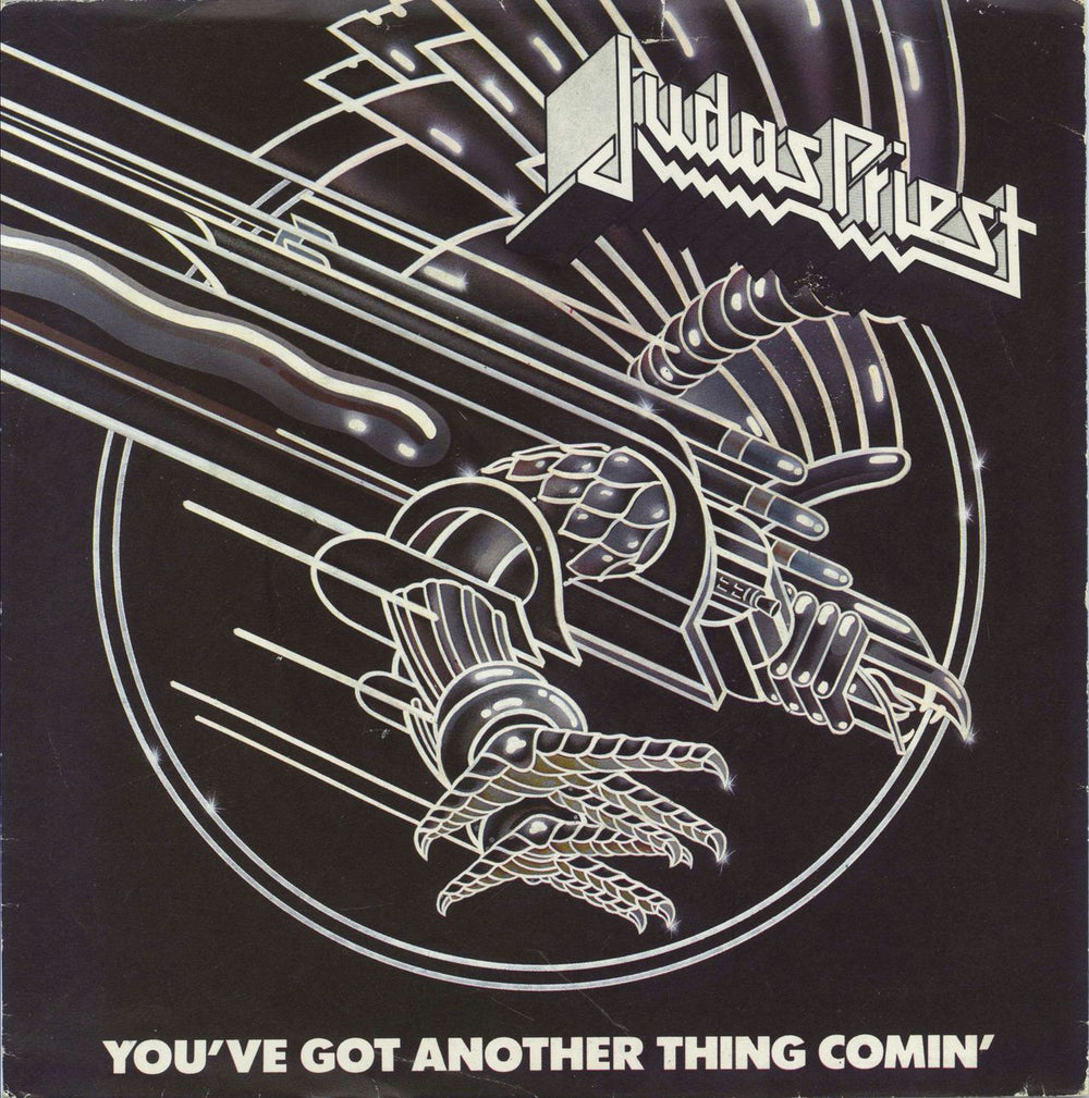 Judas Priest You've Got Another Thing Comin' - A Label UK Promo 7" vinyl single (7 inch record / 45) JUD07YO772232