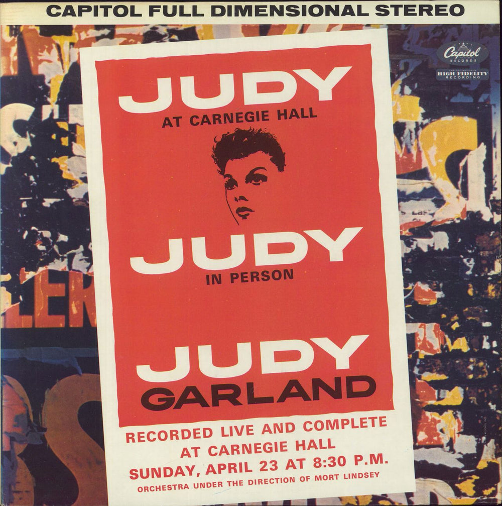 Judy Garland Judy At Carnegie Hall - purple label US 2-LP vinyl record set (Double LP Album) SWBO1569