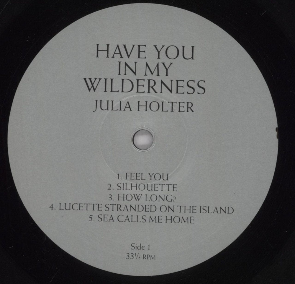 Julia Holter Have You In My Wilderness - 180 Gram Vinyl + Misprinted Tracklisting UK vinyl LP album (LP record) OXLLPHA834442