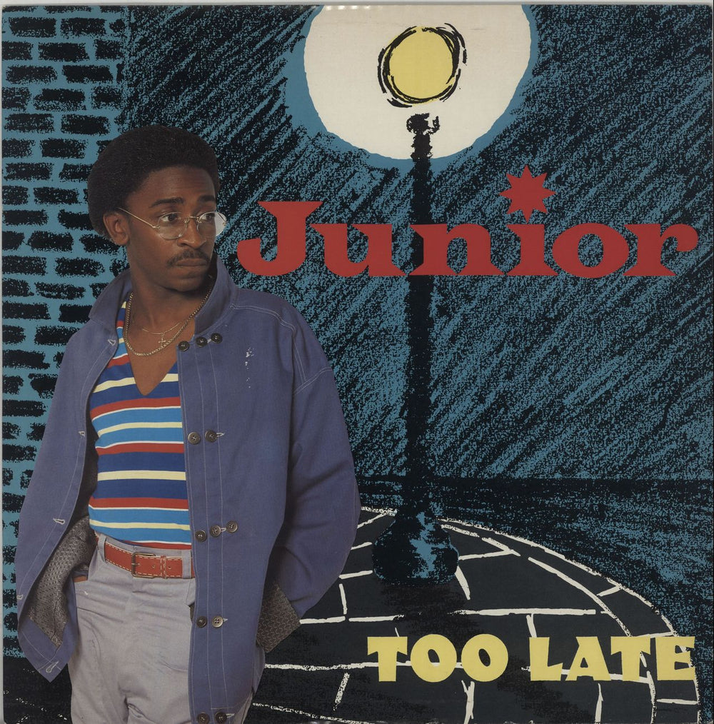 Junior Too Late UK 12" vinyl single (12 inch record / Maxi-single) MERX112