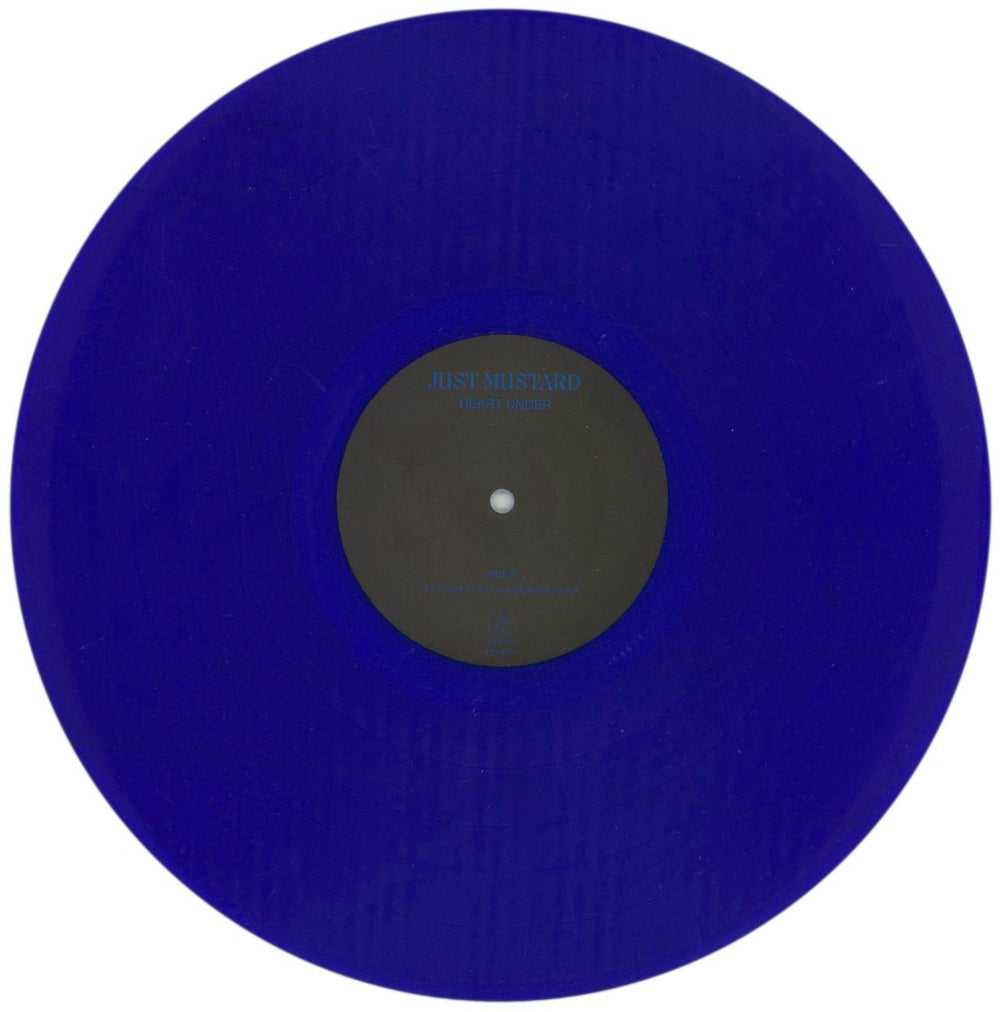 Just Mustard Heart Under - Blue Vinyl - Shrink UK vinyl LP album (LP record) 517LPHE868952