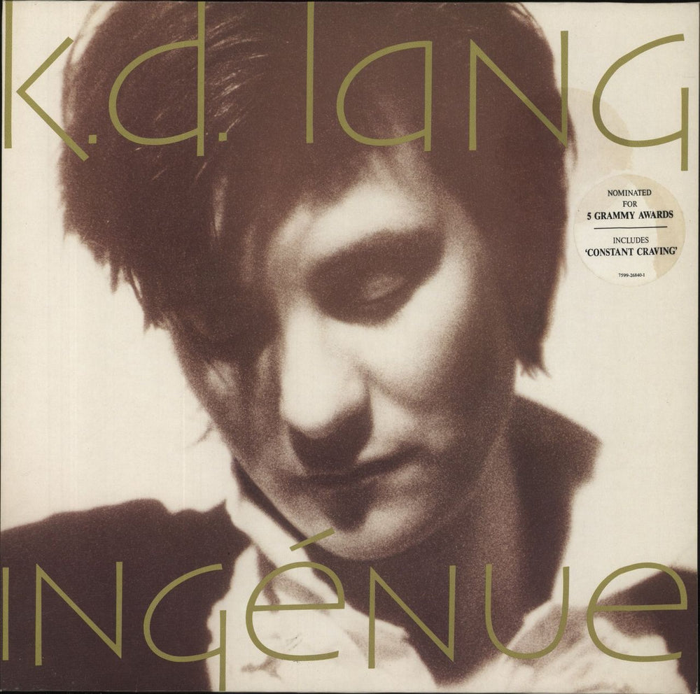 K.D. Lang Ingénue - EX UK vinyl LP album (LP record) WX465