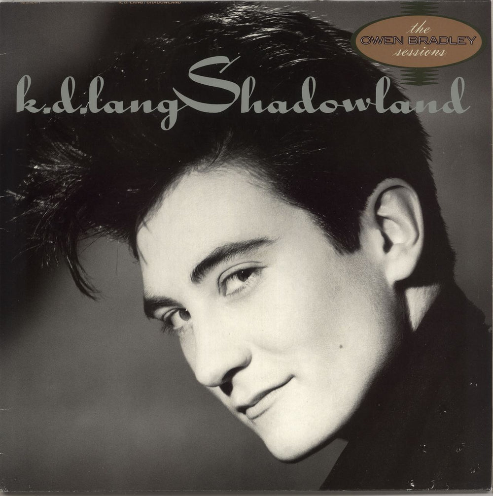 K.D. Lang Shadowland UK vinyl LP album (LP record) WX171