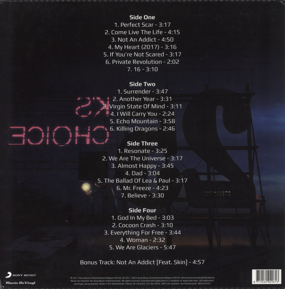 K's Choice 25 - Twenty Five - Yellow & Orange Marbled 180 Gram Vinyl UK 2-LP vinyl record set (Double LP Album) 8719262029613