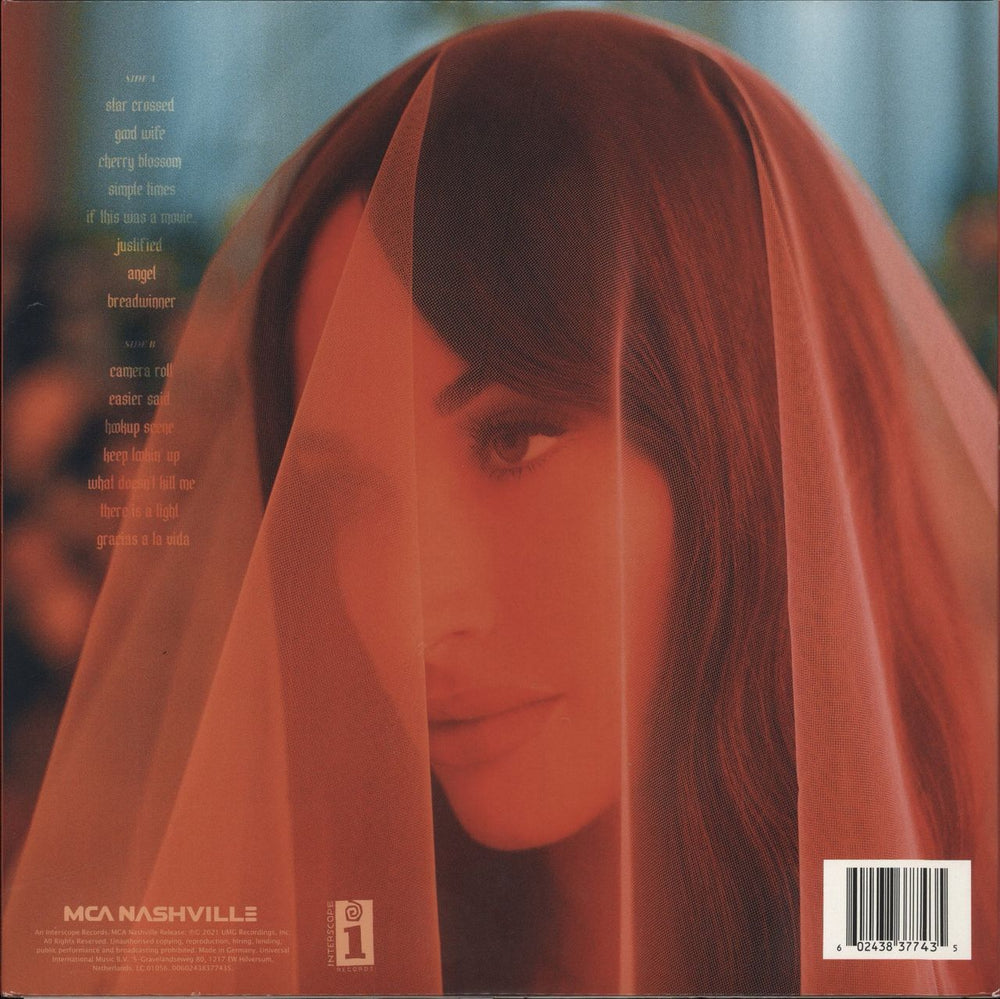 Kacey Musgraves Star-Crossed - Red Vinyl UK vinyl LP album (LP record) 602438377435