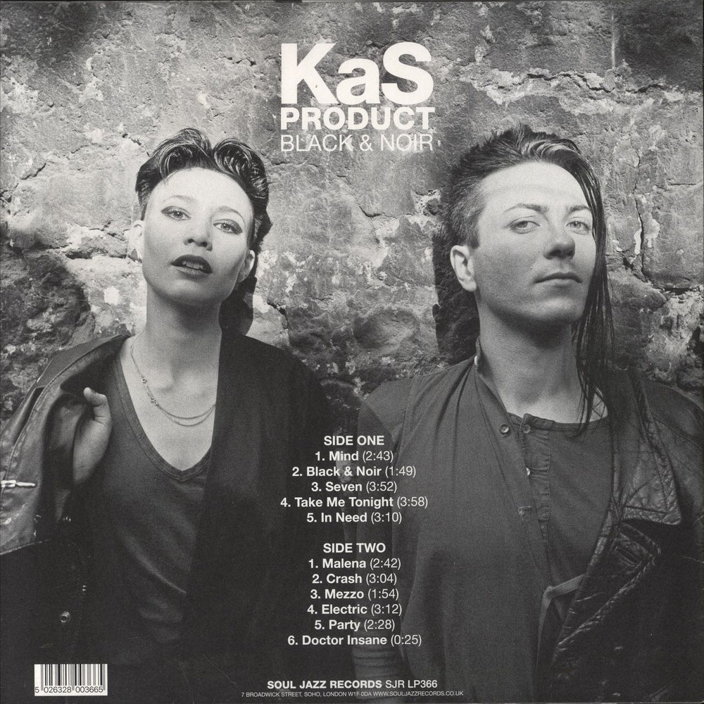 Kas Product Black & Noir [Mutant Experimental Synth Punk From France 1980-83] UK vinyl LP album (LP record) 5026328003665