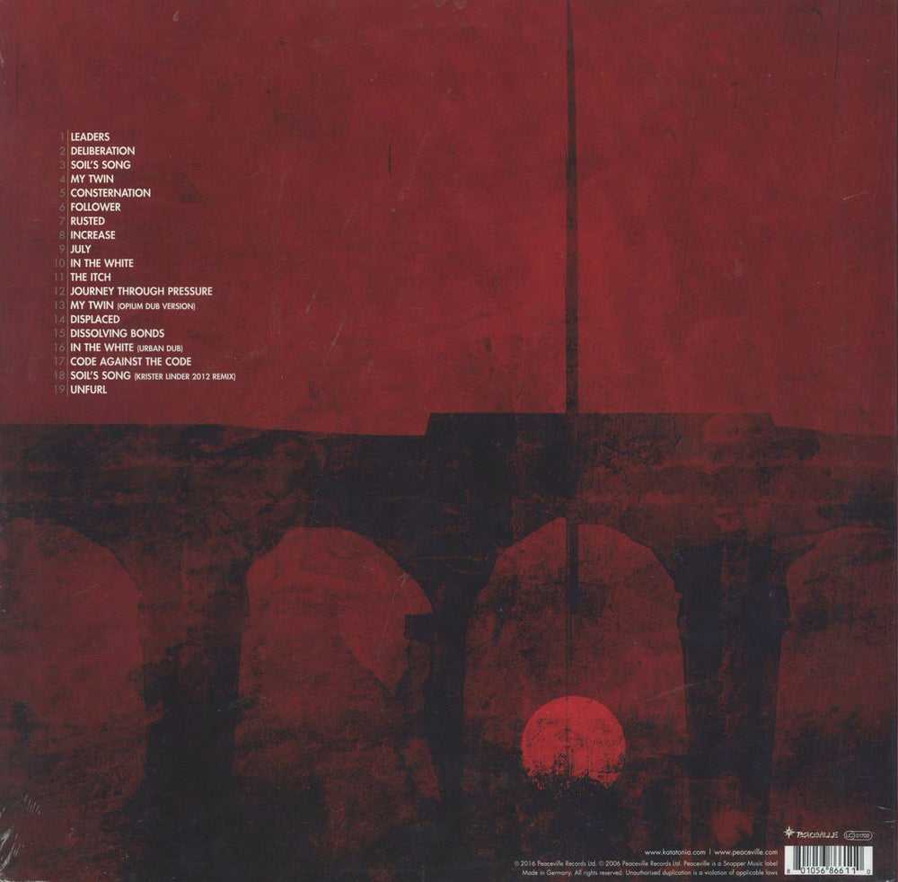 Katatonia The Great Cold Distance - 180gram Red Vinyl - Sealed UK 2-LP vinyl record set (Double LP Album) 801056866110