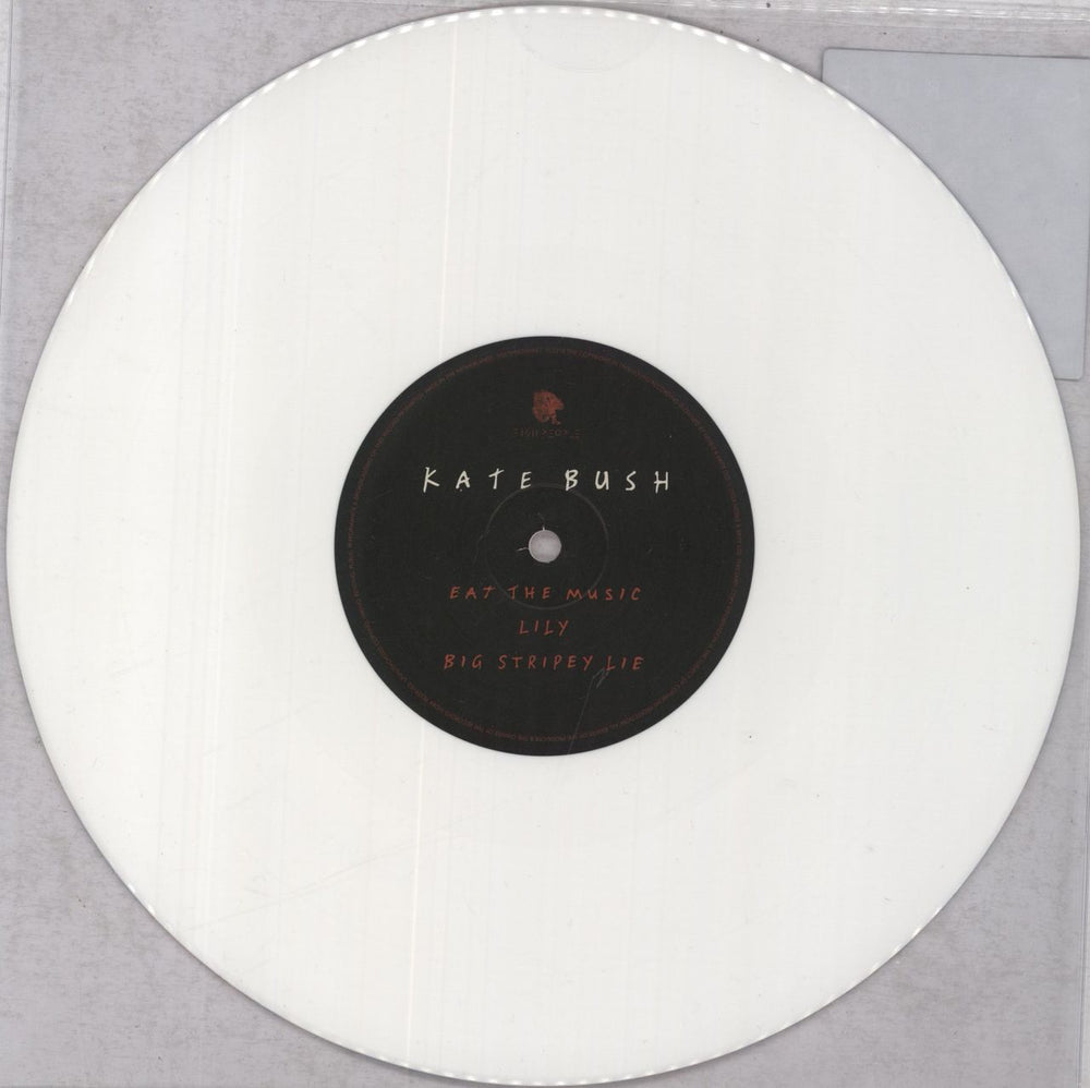 Kate Bush Eat The Music - White Vinyl UV Picture Record - RSD 2024 - EX UK 10" vinyl single (10 inch record) 5057998200887