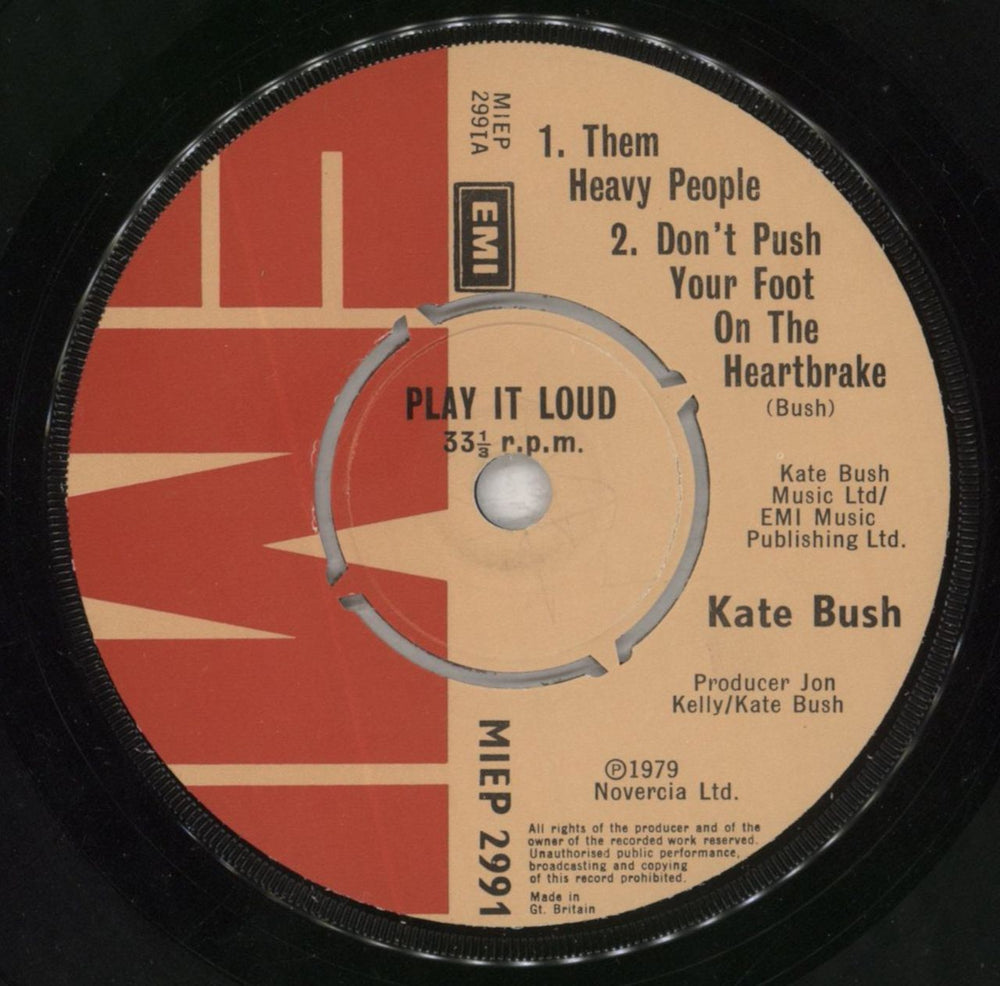 Kate Bush On Stage - Gatefold - EX UK 7" vinyl single (7 inch record / 45) BUS07ON636430