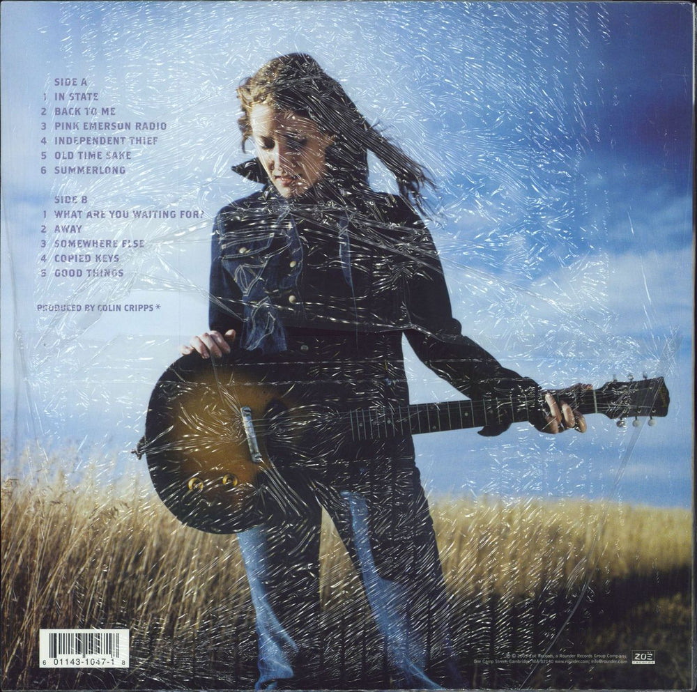 Kathleen Edwards Back To Me US vinyl LP album (LP record) 601143104718