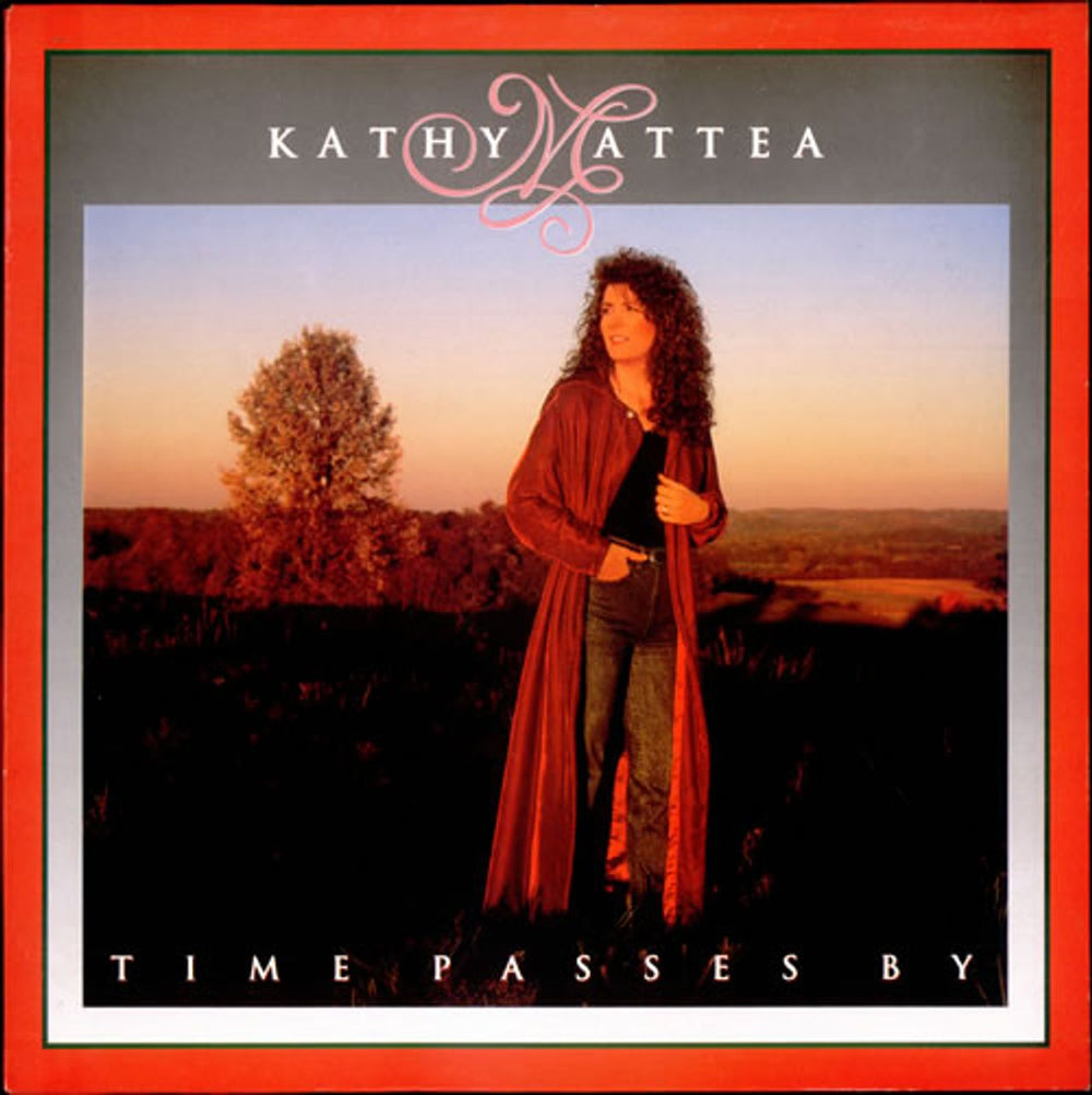 Kathy Mattea Time Passes By US vinyl LP album (LP record) 846975-1