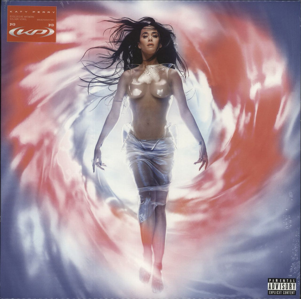 Katy Perry 143 - Silver Vinyl / Exclusive Artwork - Sealed + Autographed Print UK vinyl LP album (LP record) 00602465897401