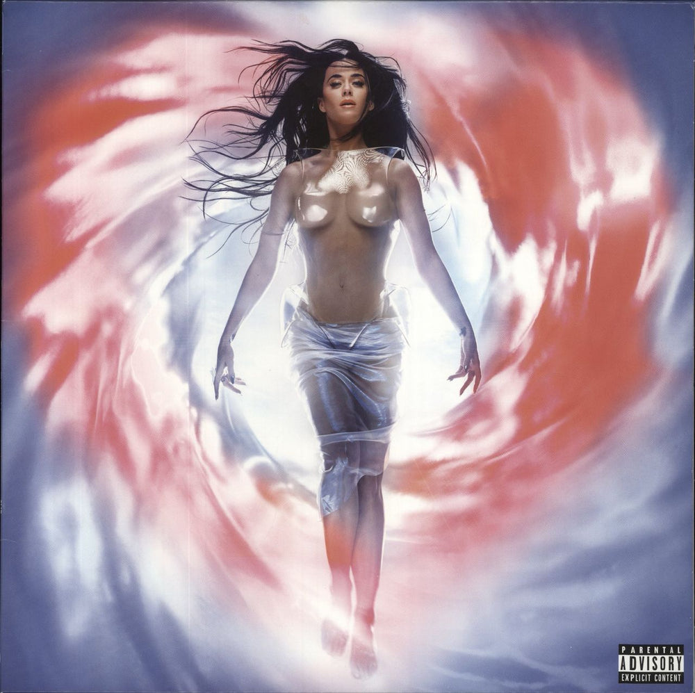 Katy Perry 143 - Silver Vinyl UK vinyl LP album (LP record) 00602465897401