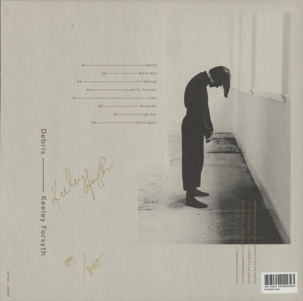 Keeley Forsyth Debris - Oxblood Vinyl - Autographed UK vinyl LP album (LP record) 843190011643