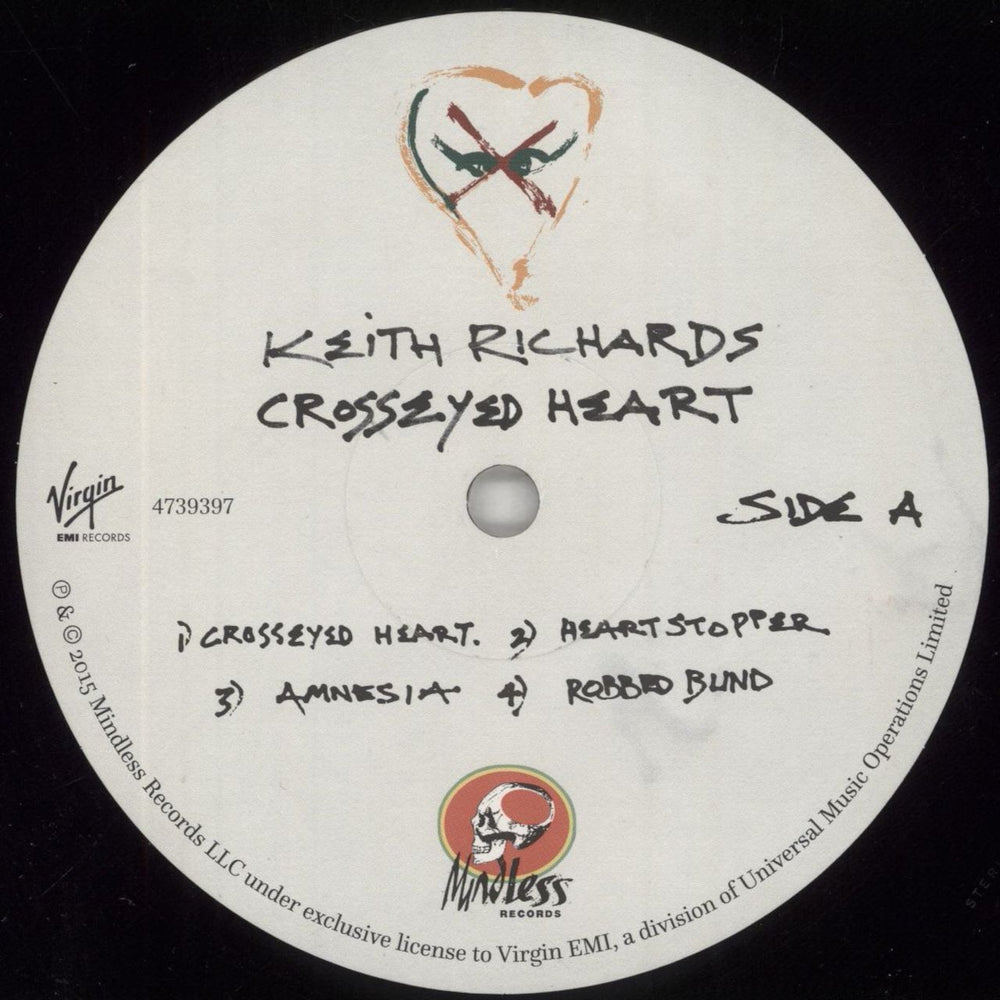 Keith Richards Crosseyed Heart UK 2-LP vinyl record set (Double LP Album) KRI2LCR682265