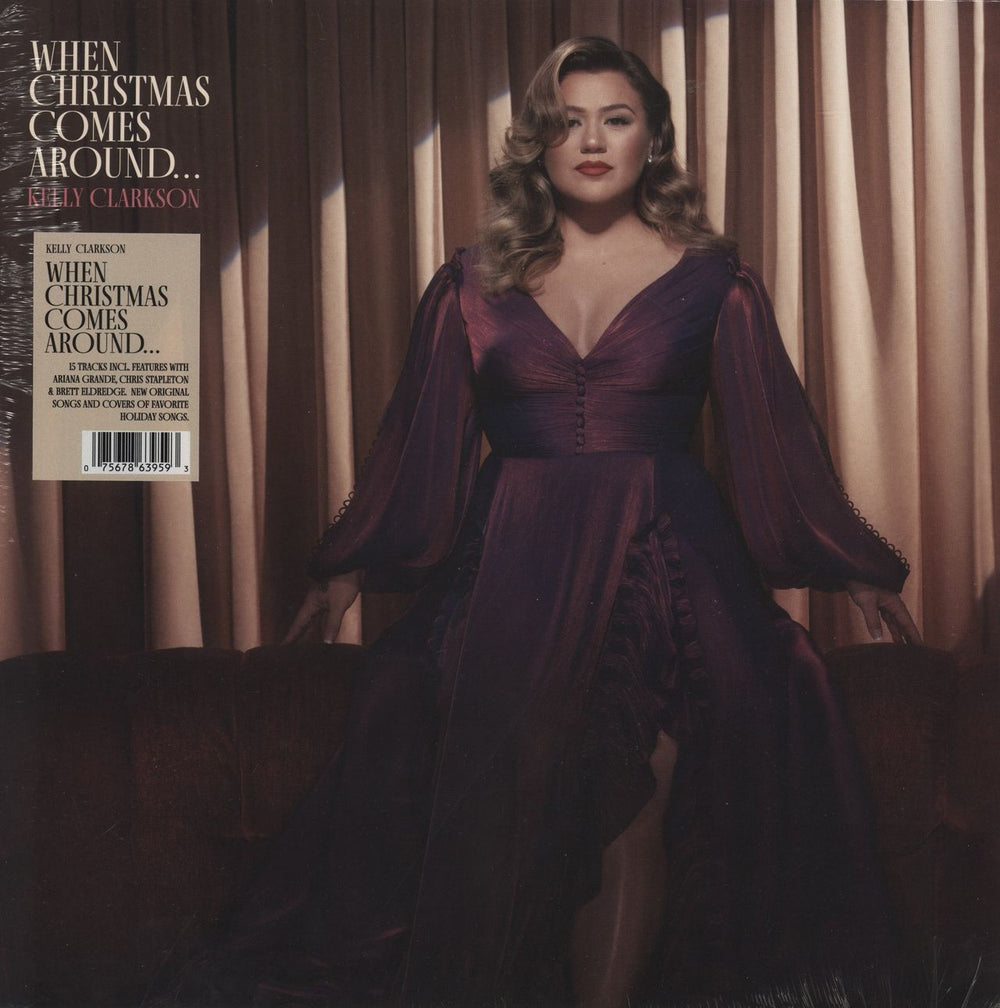 Kelly Clarkson When Christmas Comes Around… - Sealed US vinyl LP album (LP record) 075678639593