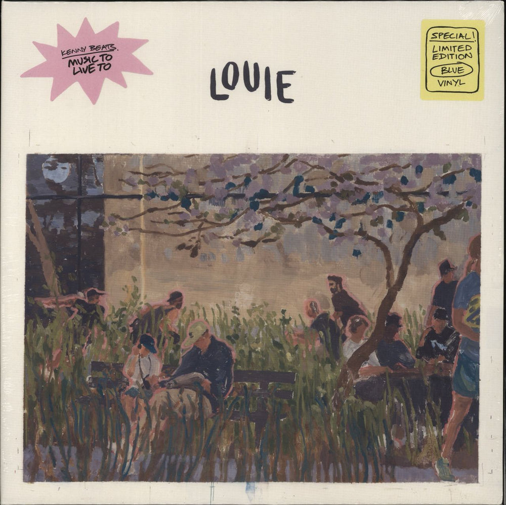 Kenny Beats Louie - Blue Vinyl - Sealed UK vinyl LP album (LP record) XL1278LPE