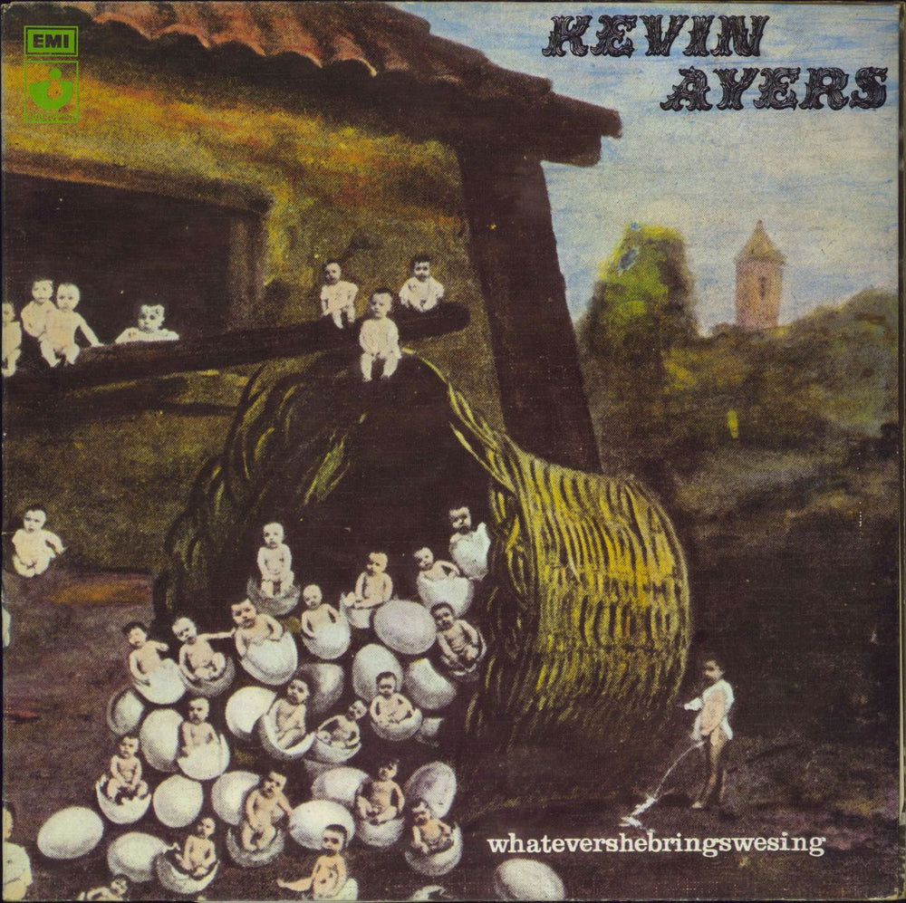 Kevin Ayers Whatevershebringswesing - 2nd - EX UK vinyl LP album (LP record) SHVL800