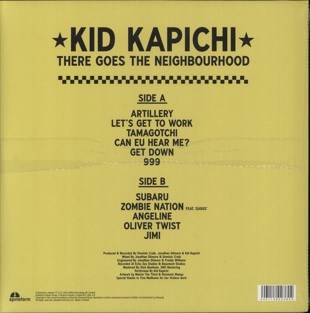 Kid Kapichi Here's What you Could Have Won - Yellow Vinyl - Sealed UK vinyl LP album (LP record) 5401148003604