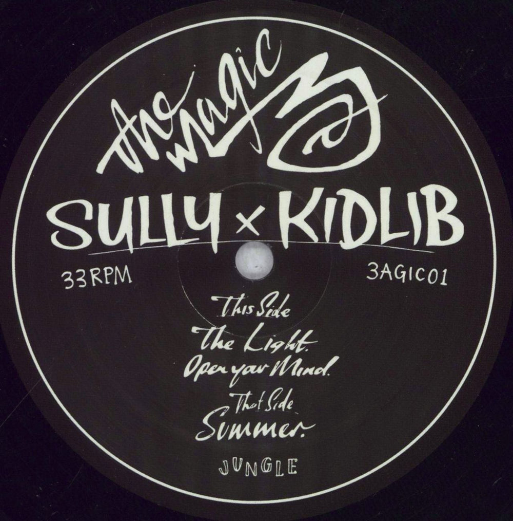 Kid Lib Summer / The Light / Open Your Mind UK 12" vinyl single (12 inch record / Maxi-single) 3AGIC01