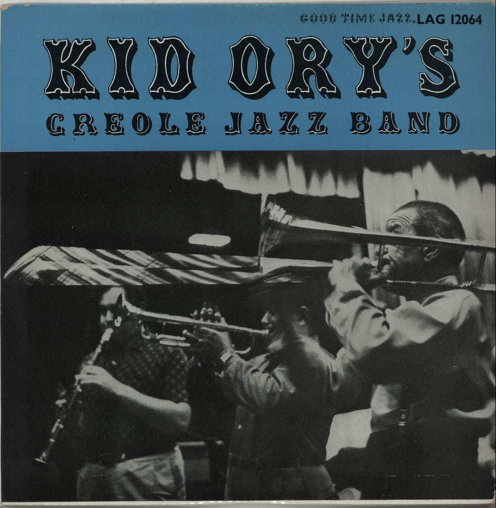 Kid Ory Kid Ory's Creole Jazz Band 1955 UK vinyl LP album (LP record) LAG12064