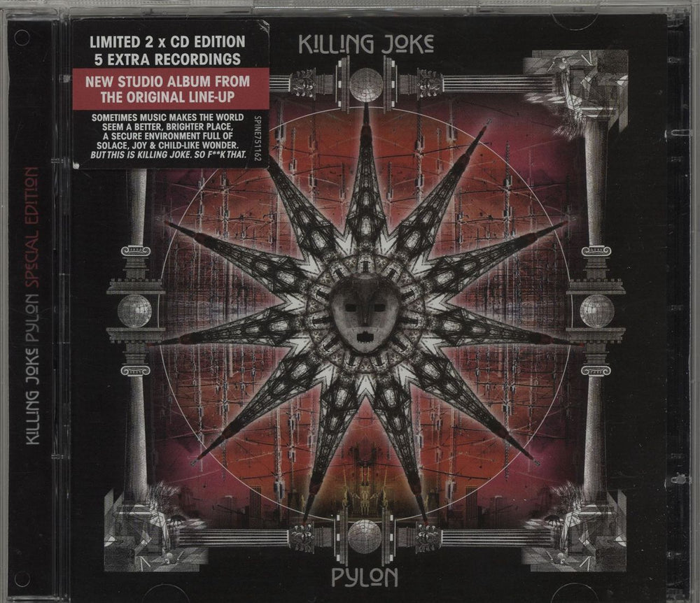 Killing Joke Pylon - Deluxe Edition UK 2 CD album set (Double CD) SPINE751162