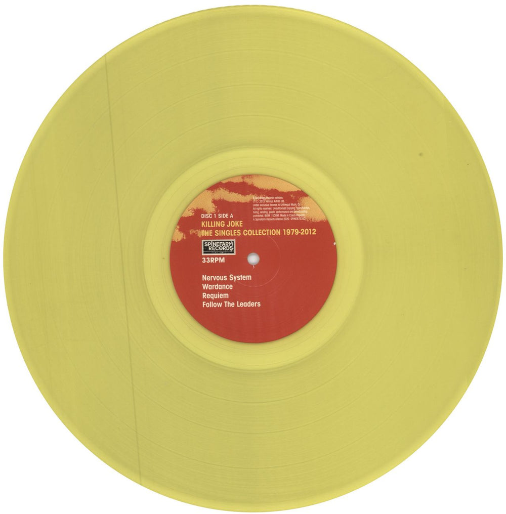 Killing Joke The Singles Collection: 1979 – 2012 - Coloured Vinyl UK 4-LP vinyl album record set