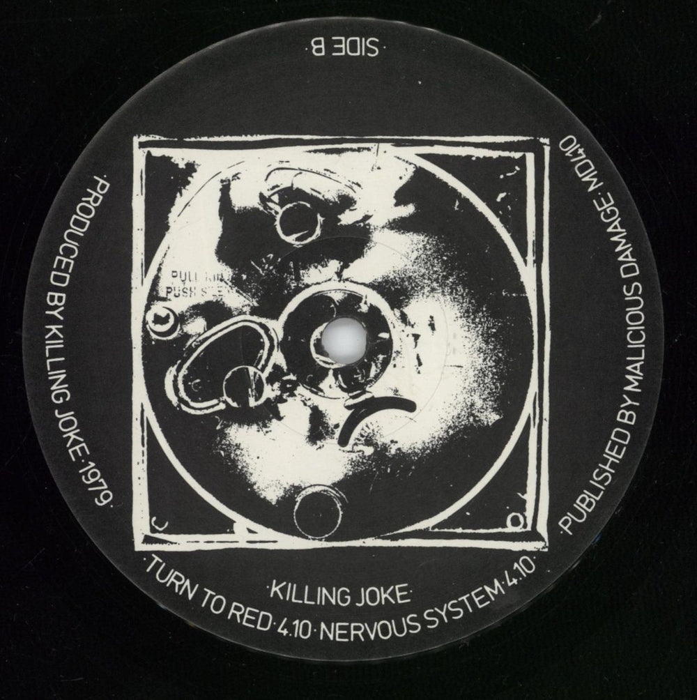 Killing Joke Turn To Red + Inserts UK 10" vinyl single (10 inch record) KIL10TU781976