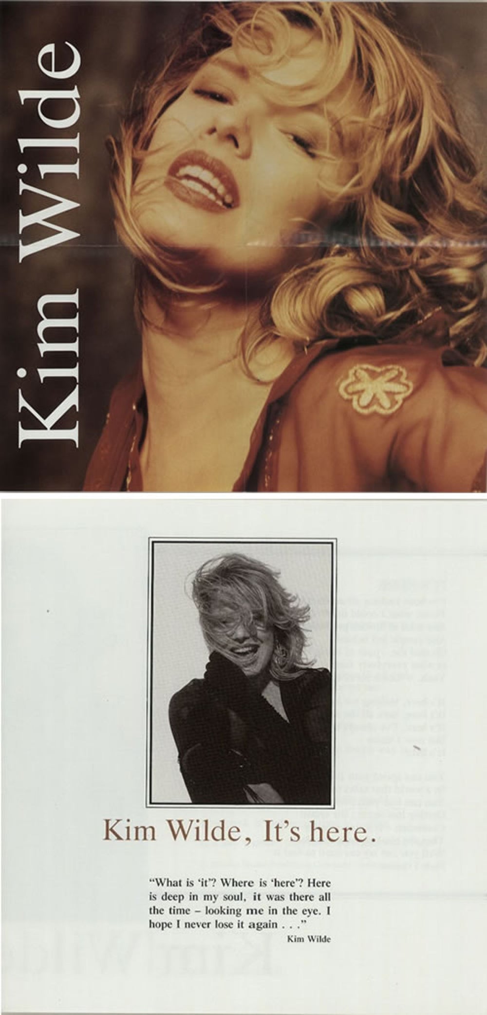 Kim Wilde It's Here + Box UK 7" single box set WIL7XIT16725