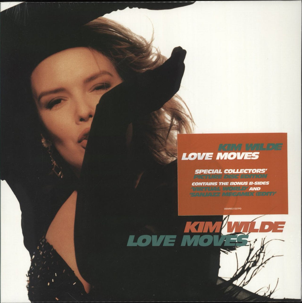 Kim Wilde Love Moves - Sealed UK picture disc LP (vinyl picture disc album) DEMREC1237PD