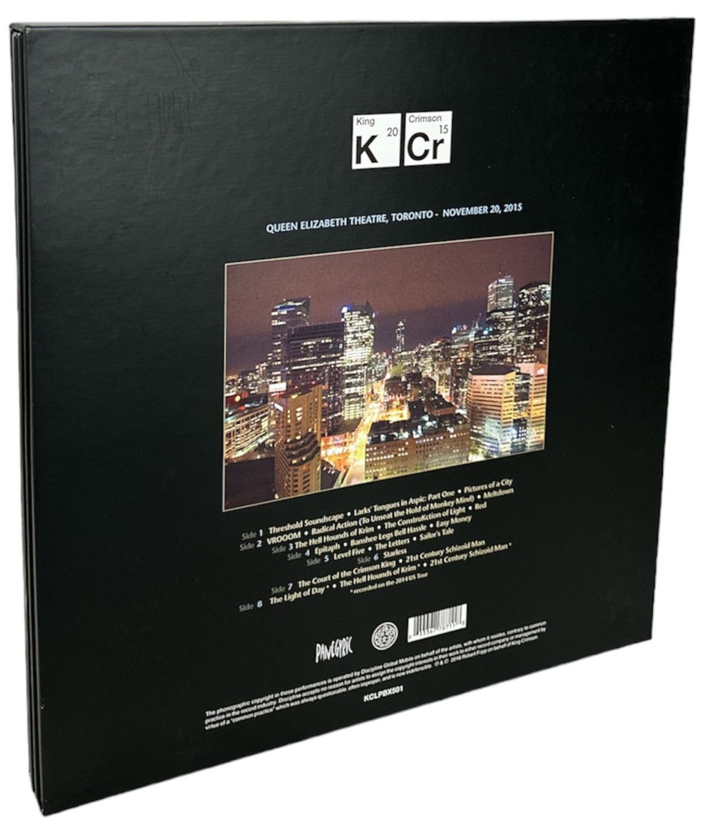 King Crimson Live In Toronto US Vinyl Box Set 633367787118