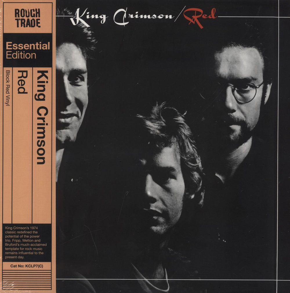 King Crimson Red - Red Vinyl - Sealed UK vinyl LP album (LP record) KCLP7(C)