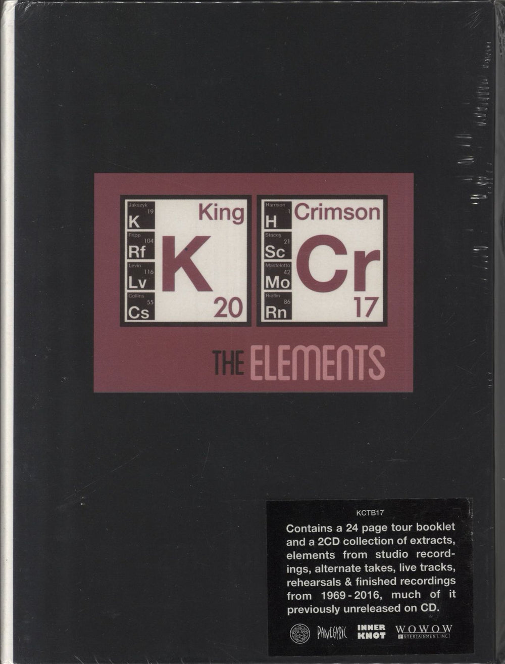 King Crimson The Elements - 2017 Tour Box UK 2 CD album set (Double CD) KCTB17