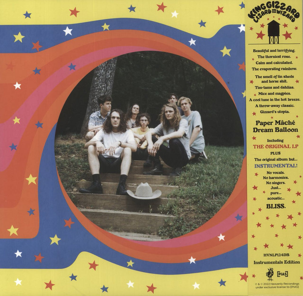 King Gizzard And The Lizard Wizard Paper Mâché Dream Balloon UK 2-LP vinyl record set (Double LP Album)