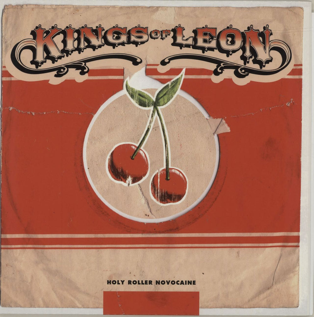 Kings Of Leon Holy Roller Novocaine - Red Vinyl UK 10" vinyl single (10 inch record) 88697872631