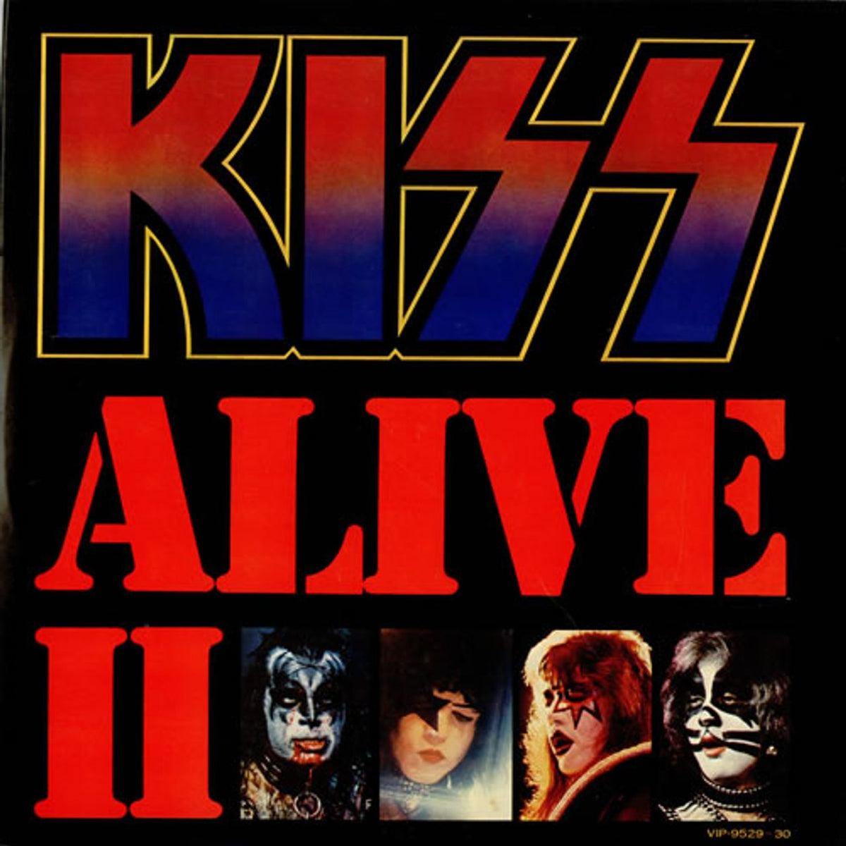Kiss Alive II + Tattoos Japanese 2-LP vinyl set — RareVinyl.com