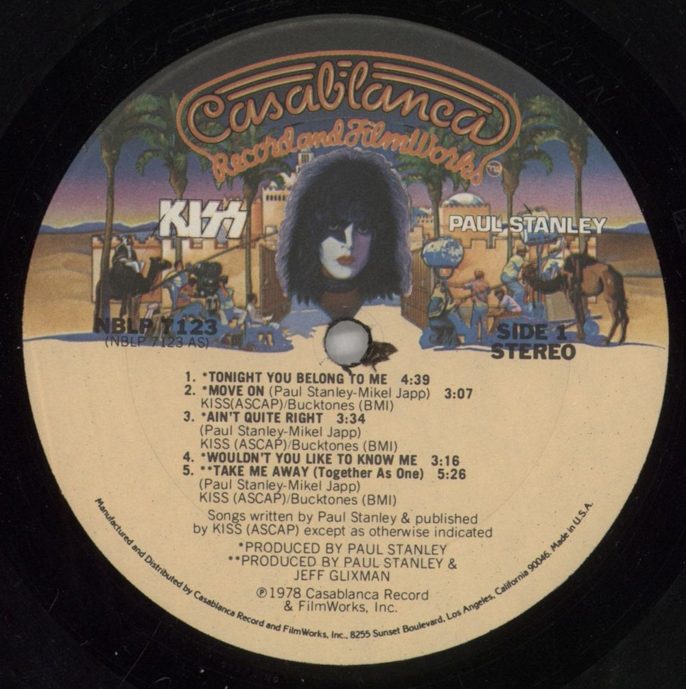Kiss Paul Stanley + Merch insert - Shrink US Vinyl LP — RareVinyl.com