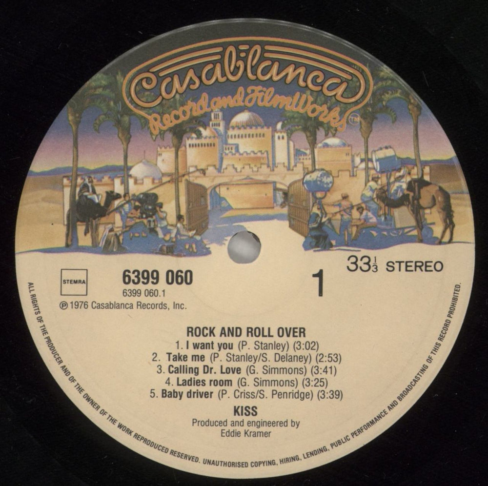 Kiss Rock And Roll Over - Reissue Dutch vinyl LP album (LP record) KISLPRO14472