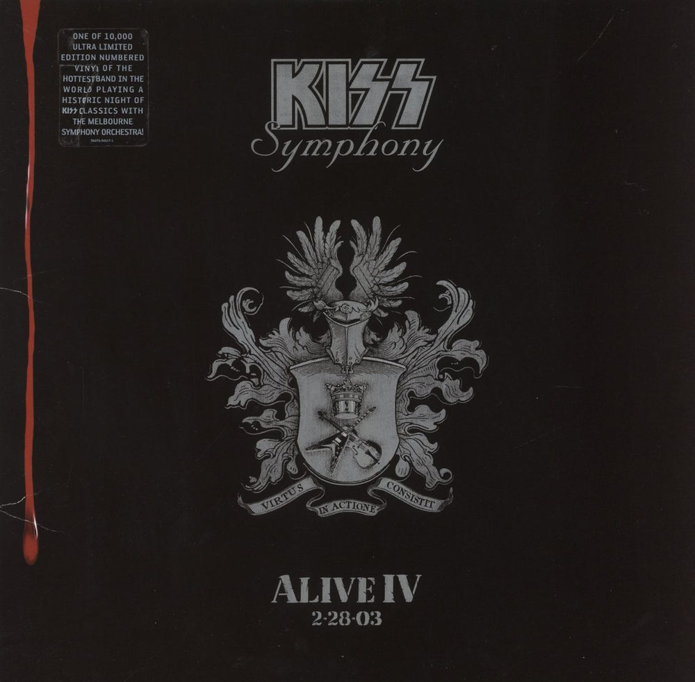 Kiss Symphony - Alive IV - EX US 3-LP vinyl record set (Triple LP Album) 06076-84617-1