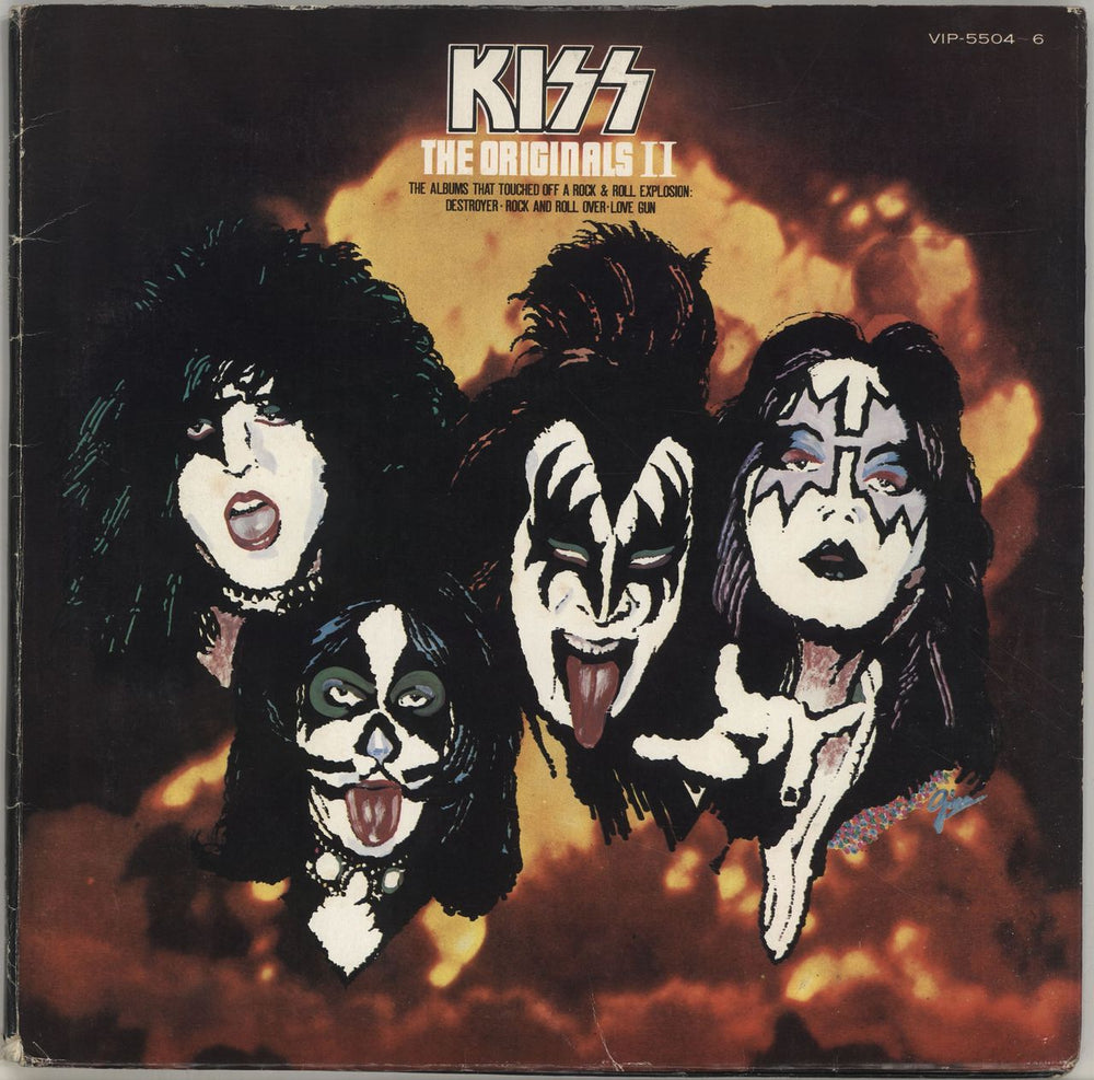Kiss The Originals II Japanese 3-LP vinyl record set (Triple LP Album) VIP-5504~6