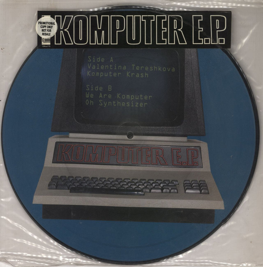 Komputer Komputer E.P. UK picture disc LP (vinyl picture disc album) 12MUTE175