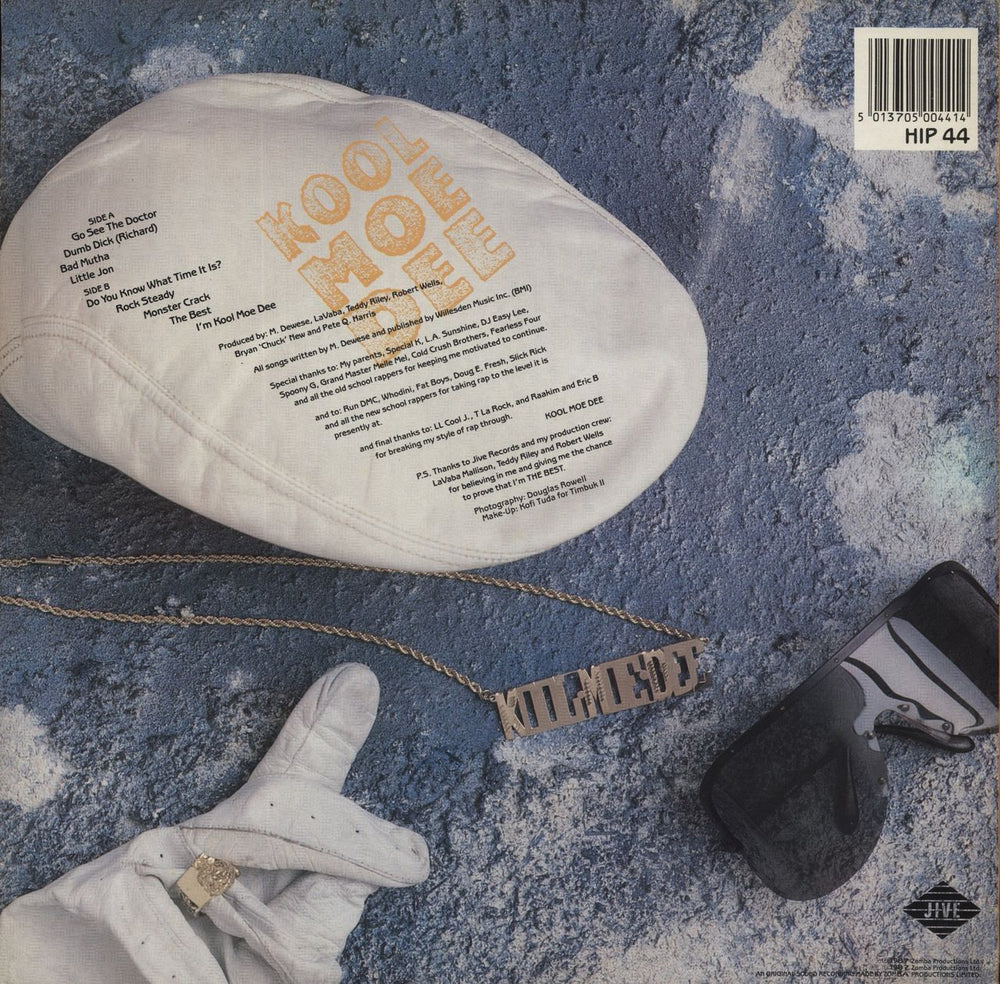 Kool Moe Dee Kool Moe Dee UK vinyl LP album (LP record) 5013705004414