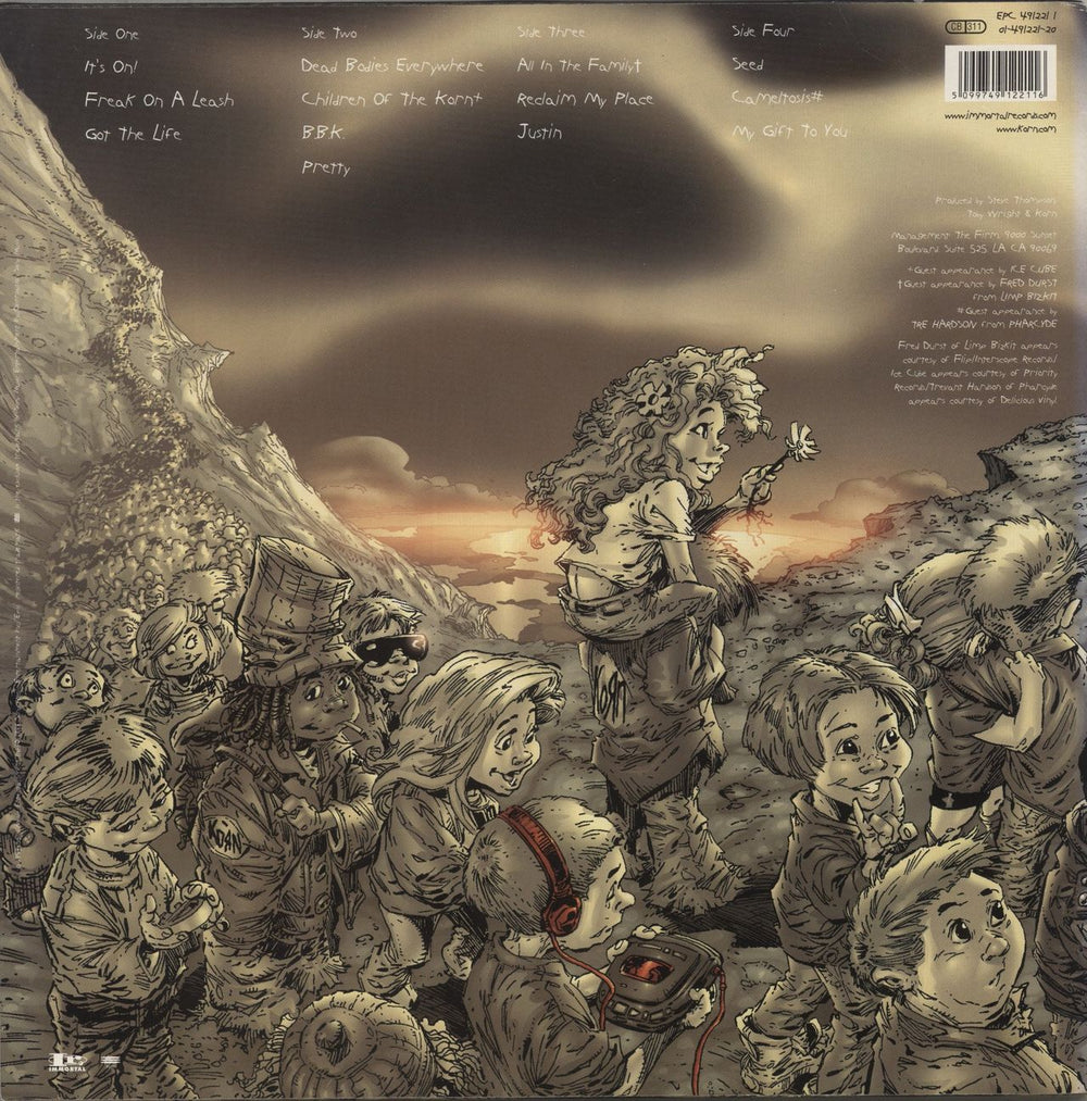 Korn Follow The Leader UK 2-LP vinyl record set (Double LP Album) 5099749122116