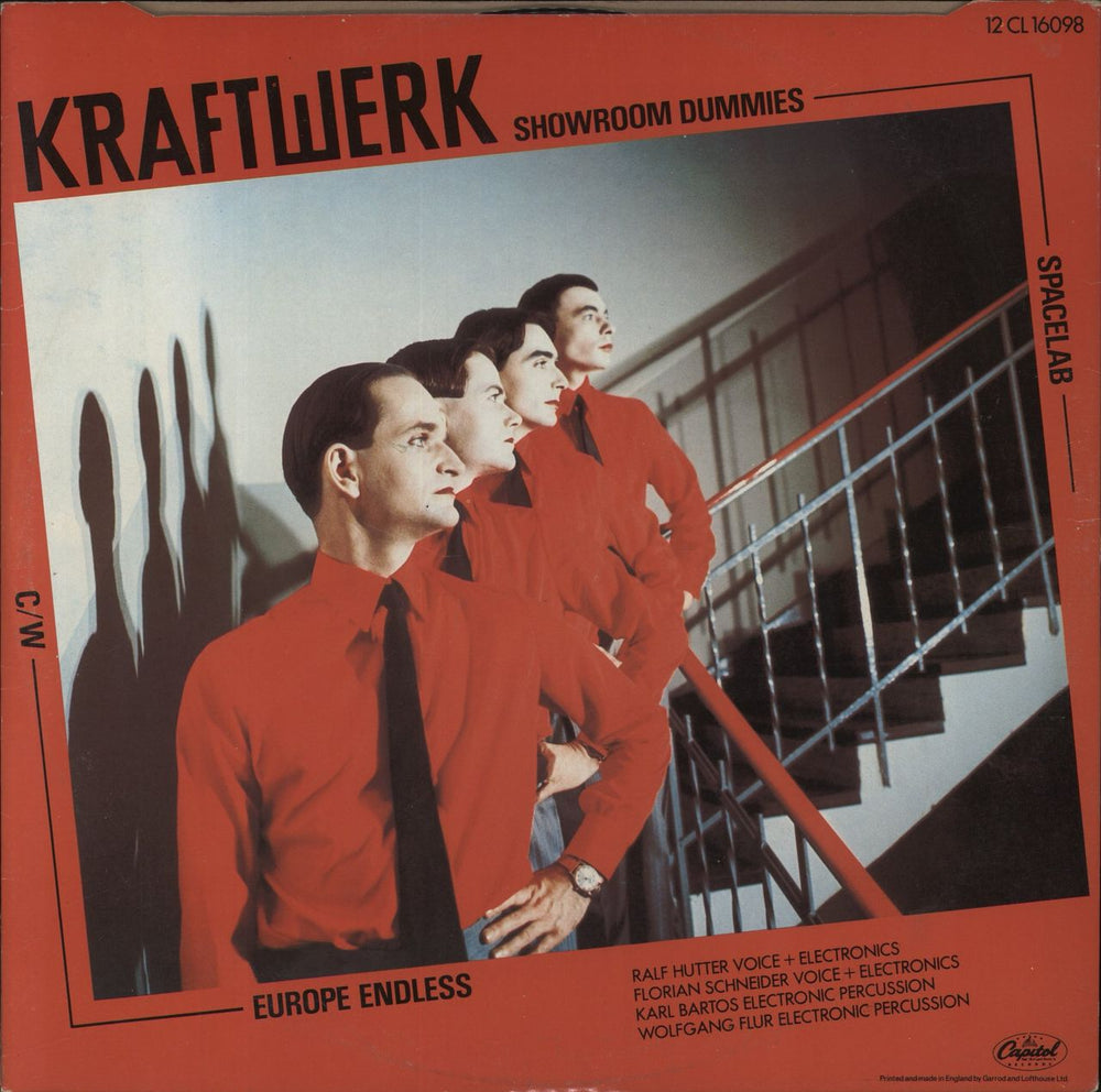 Kraftwerk Showroom Dummies - VG UK 12" vinyl single (12 inch record / Maxi-single)