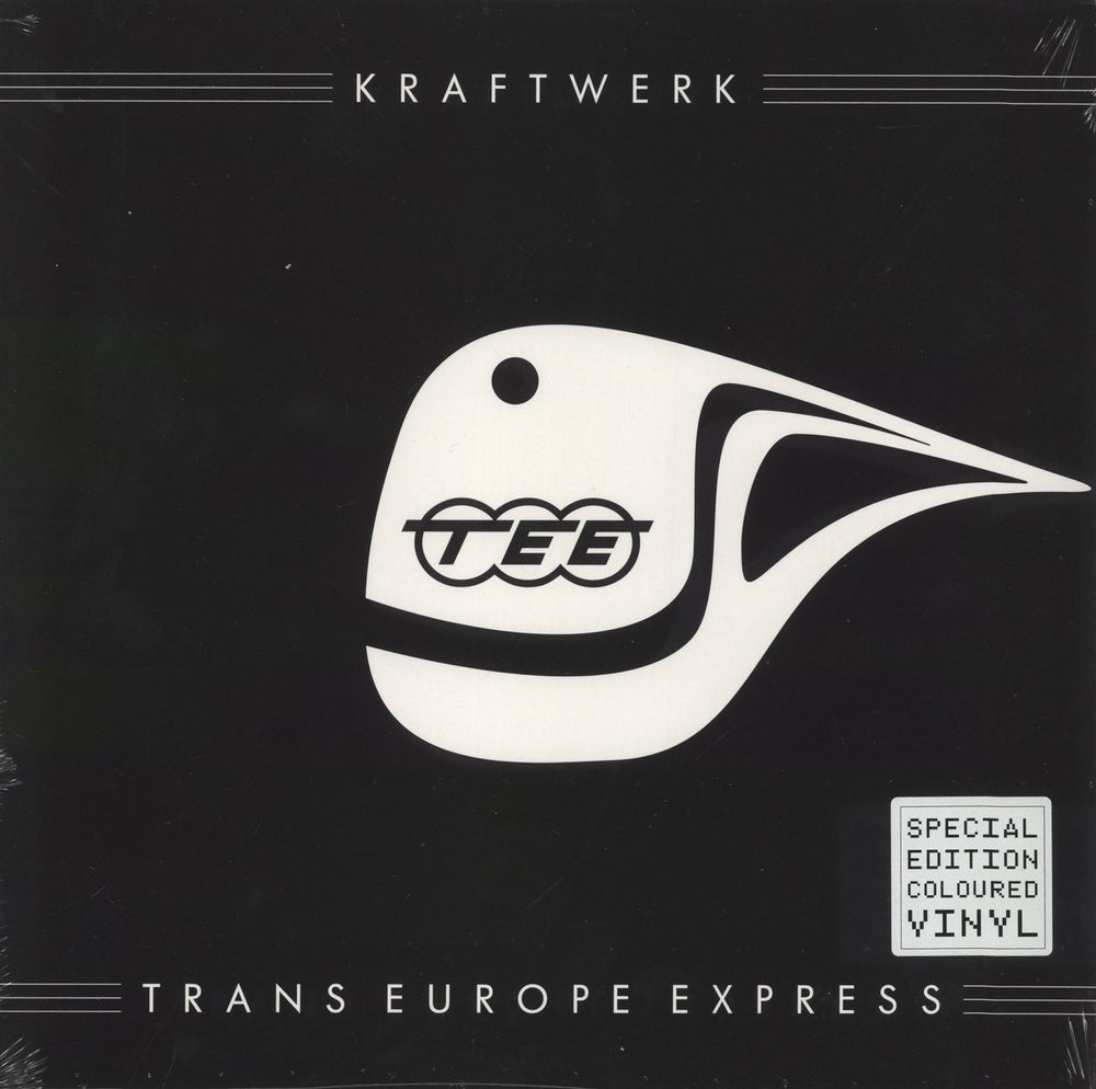 Kraftwerk Trans Europe Express - Clear Vinyl + English Hype Sticker - Sealed UK vinyl LP album (LP record) 5099996602010