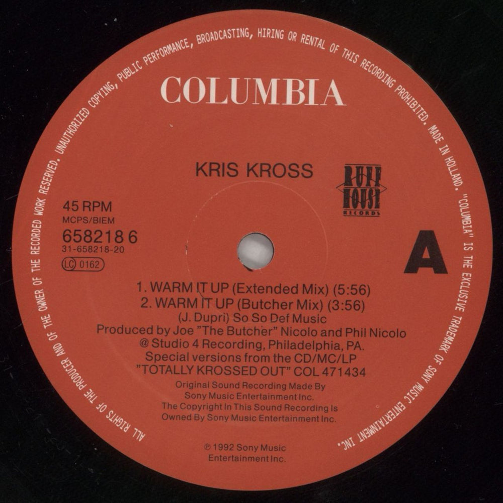 Kris Kross Warm It Up Austrian 12" vinyl single (12 inch record / Maxi-single) KRK12WA861285
